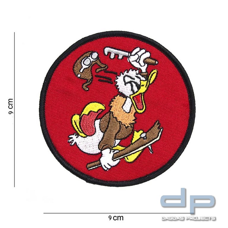 Emblem Stoff Flying Duck