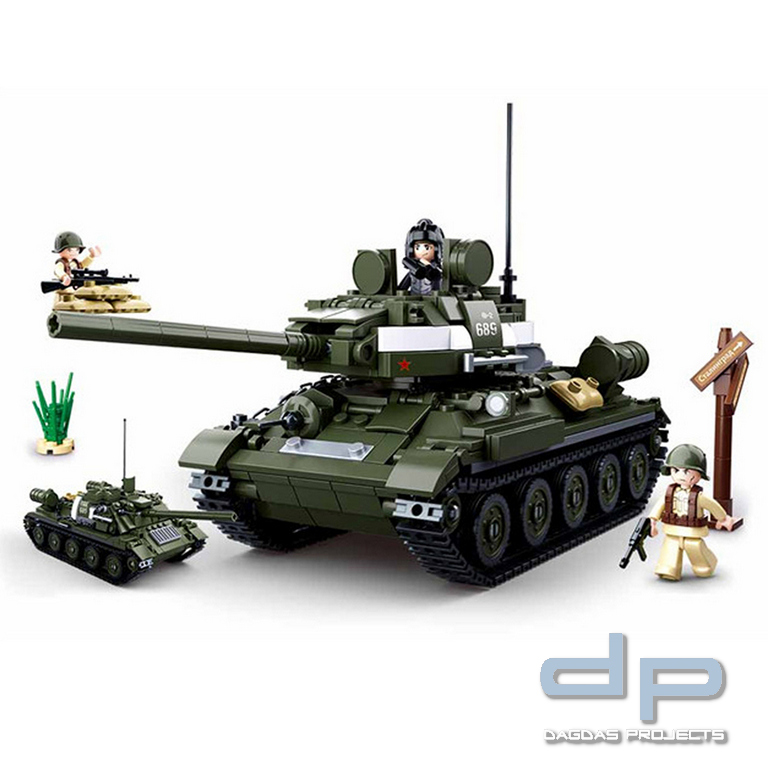 Sluban WWII Allied tank hunter M38-B0689 #16144
