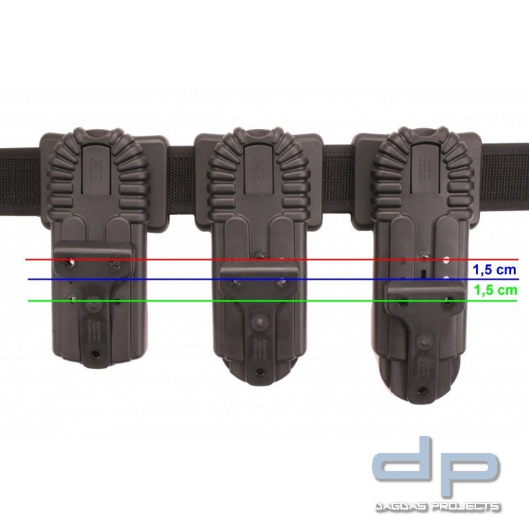 COP® 215N II Holstersteg, drehbar und abnehmbar