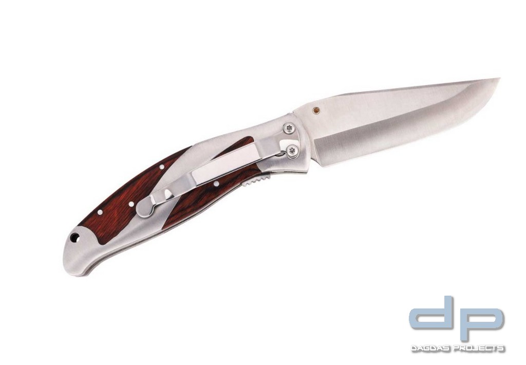 Einhandmesser mit Edelstahl-Rahmen