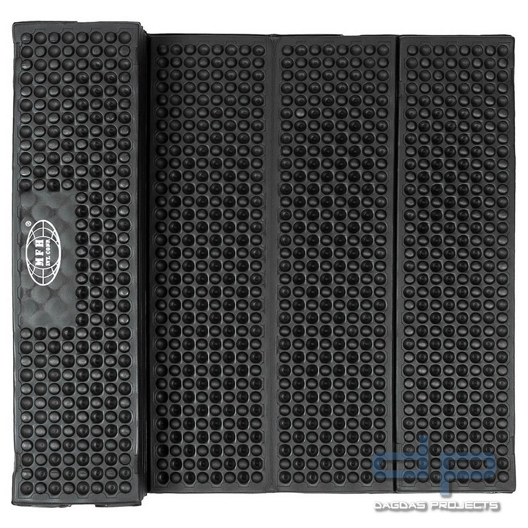 Thermomatte, faltbar, schwarz