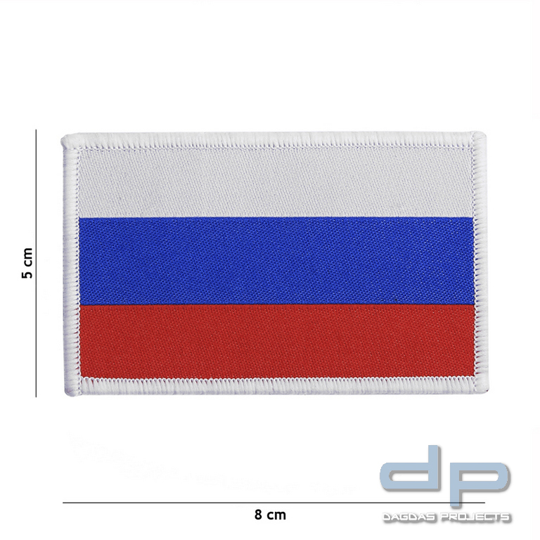 Emblem Stoff fein gewebt Flagge Russland