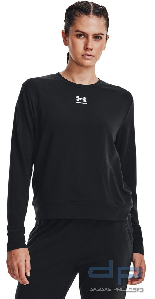 Under Armour Rival Terry Crew (Frauen Sweater) in schwarz