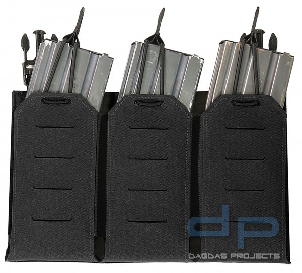 WAS LASER CUT LOW PROFILE PLATE CARRIER V1 + DETACHABLE TRIPLE BUNGEE 5.56 PANEL SET