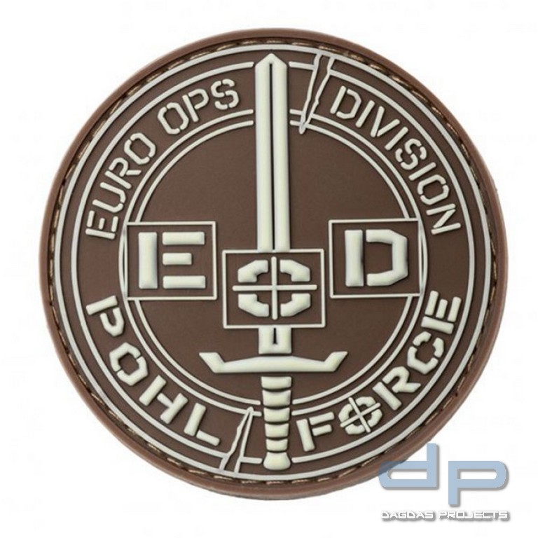 Pohl Force 3D Rubber Patch EOD Gen2 Braun