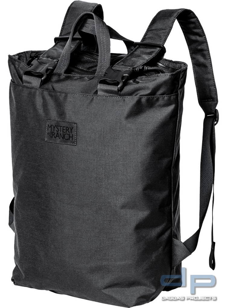 Mystery Ranch Booty Deluxe Tragetasche 21 L in Oliv und Schwarz