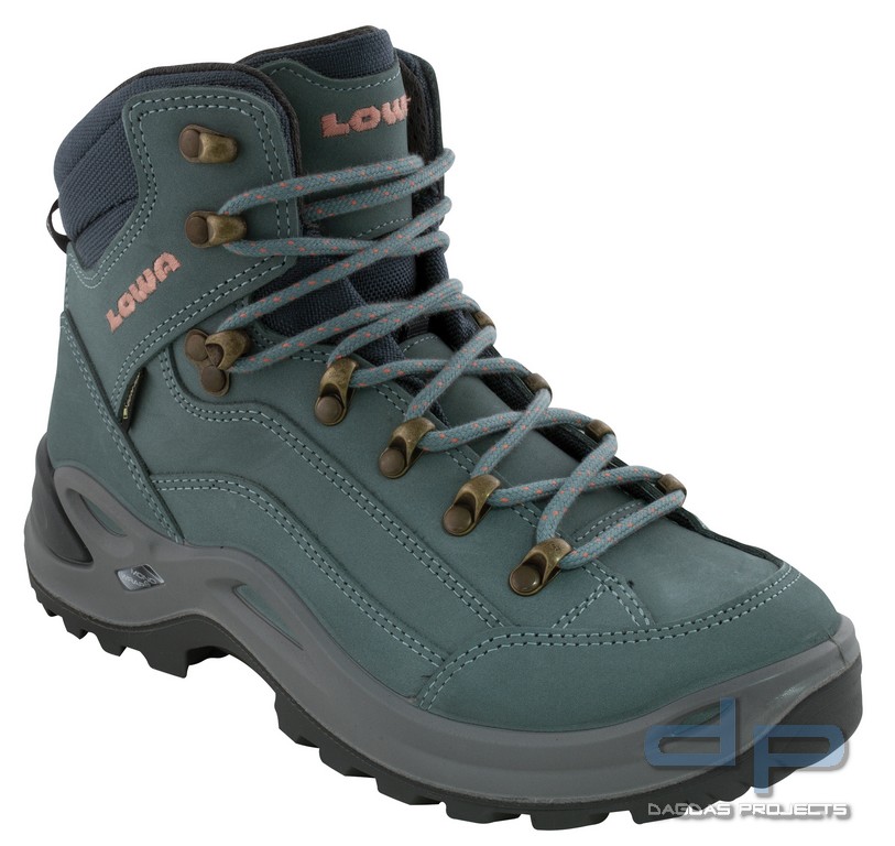 LOWA RENEGADE GTX MID WOMEN EISBLAU/LACHS