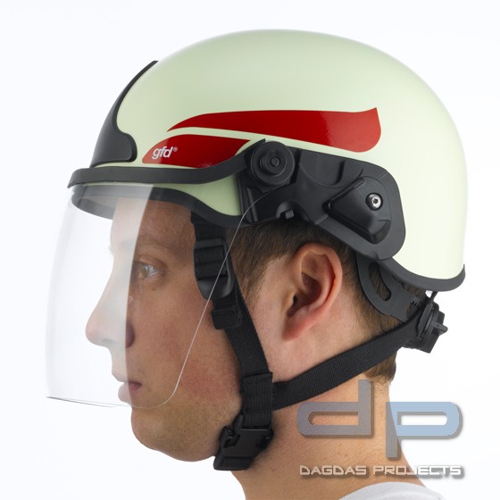 Visier HighTemp Standard Für Helm Größe M. Geeignet für Innenangriff und Brandcontainer.