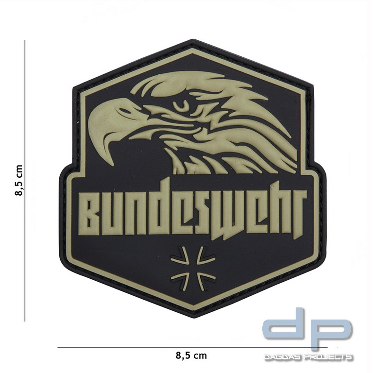 Emblem 3D PVC Bundeswehr grün