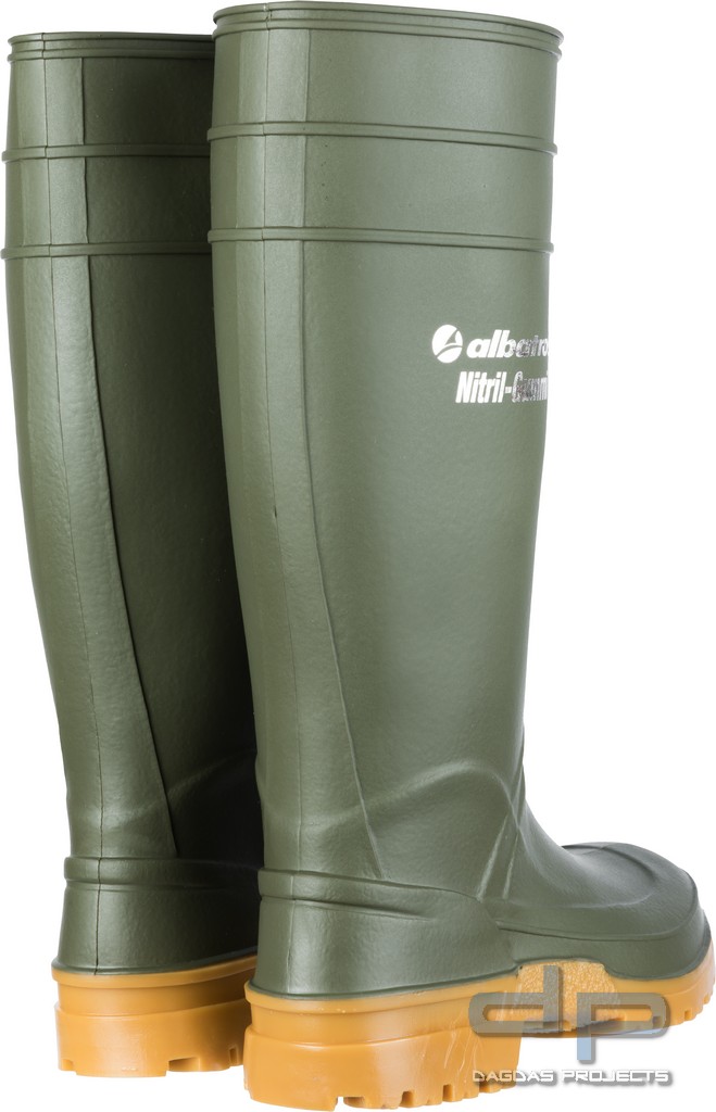 GUARDIAN HIGH GREEN // NITRILGUMMISTIEFEL