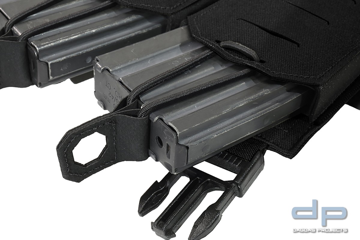 WAS LASER CUT DETACHABLE TRIPLE 5.56 MAG POUCH