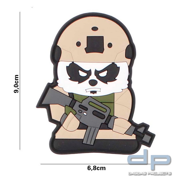 Patch 3D PVC Tactical Panda