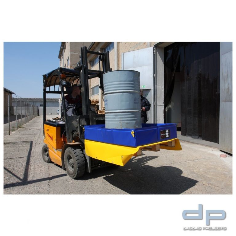 Faltbare Auffangwanne Eccotarp Cargo, DP, 300 l, 1.240 x 1.240 x 225 mm