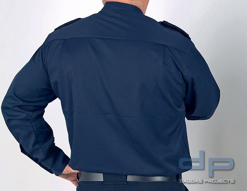 Polizei-Diensthemd Langarm Dunkelmarine