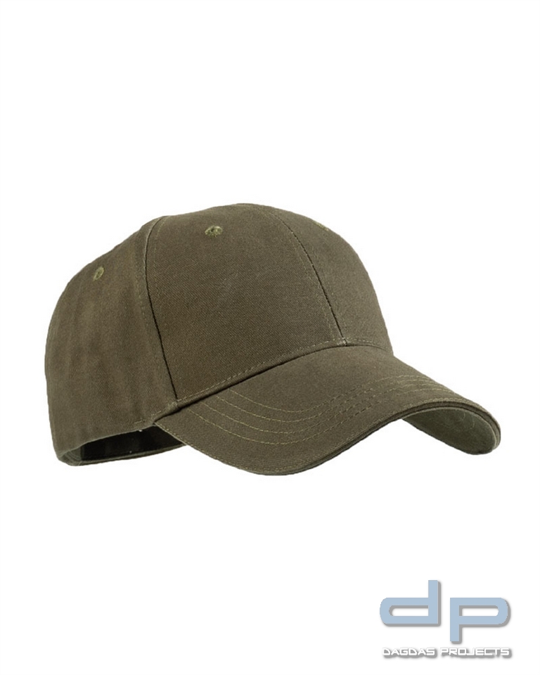 BASEBALL CAP SANDWICH OLIV VPE 5