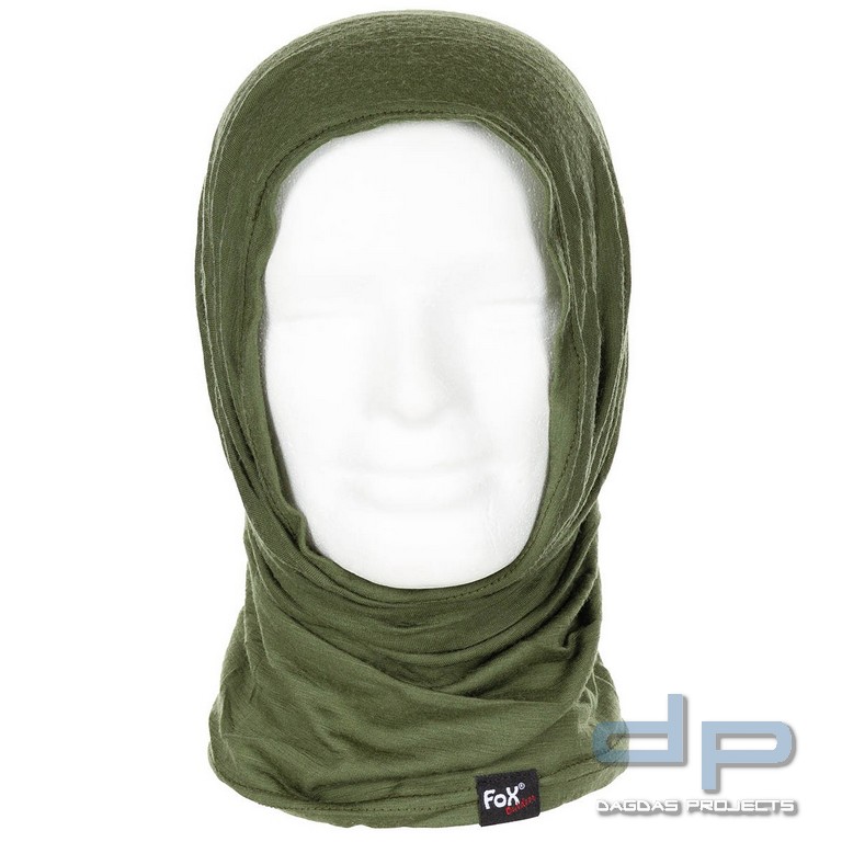 Rundschal, "Merino Lite", oliv