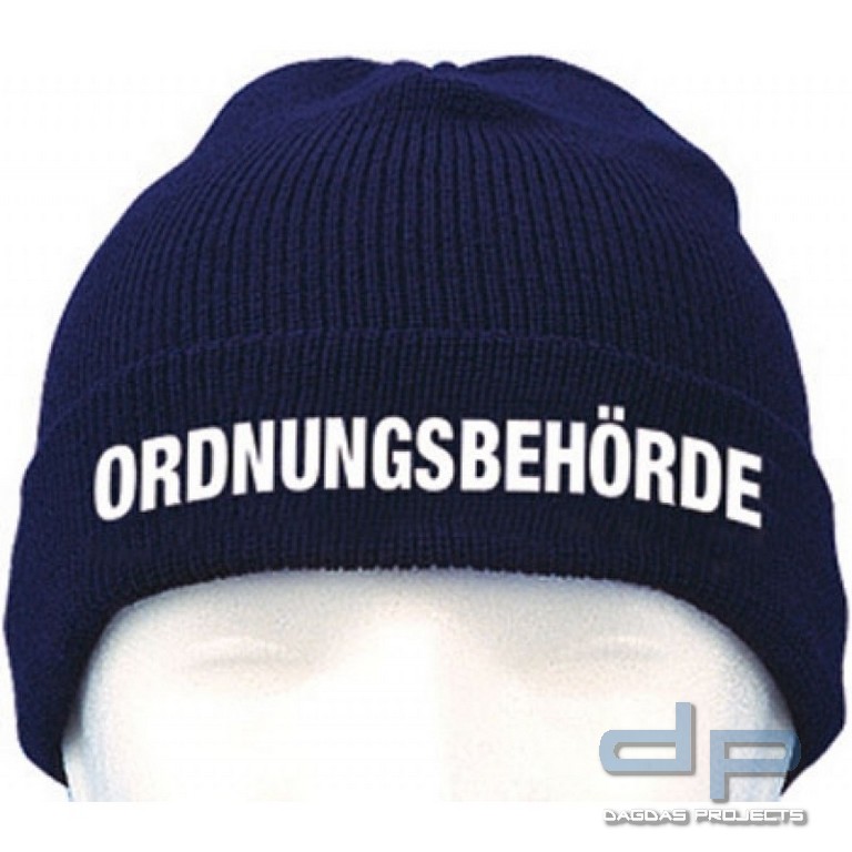 Strickmütze Fleece - ORDNUNGSBEHÖRDE - Bestickung
