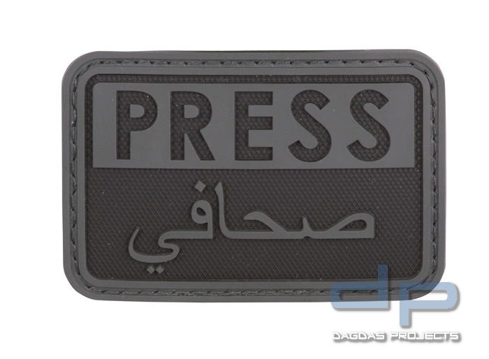 Hazard 4 Press Patch Black PAT-PRS-BLK