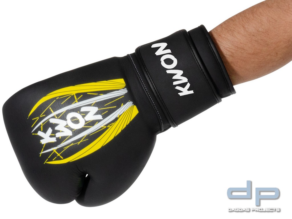 Kwon Boxhandschuhe Kick Thai in Schwarz und Weiß