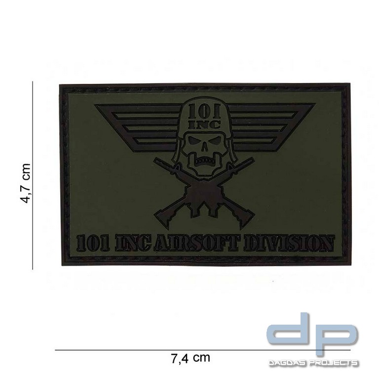 Emblem 3D PVC101 INC Airsoft Division