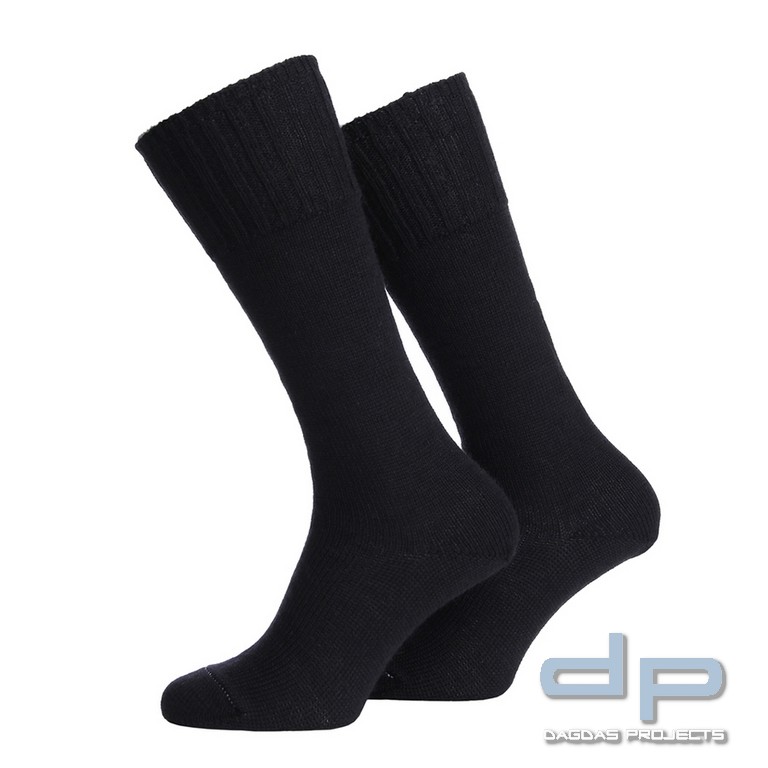 Pr. Armeesocken 30% Wolle schwarz 47- 48