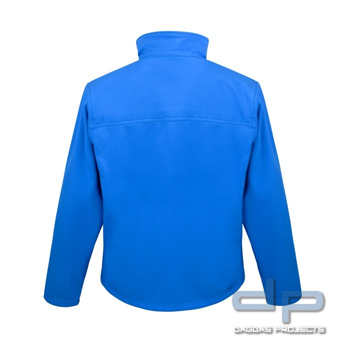Behörden Classic Soft Shell Jacke in verschiedenen Farben mit Wunschaufdruck in reflex silber