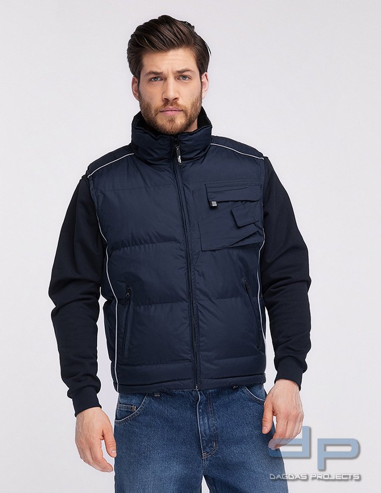 Behördenweste Pionier navy oder schwarz mit Wunschtext