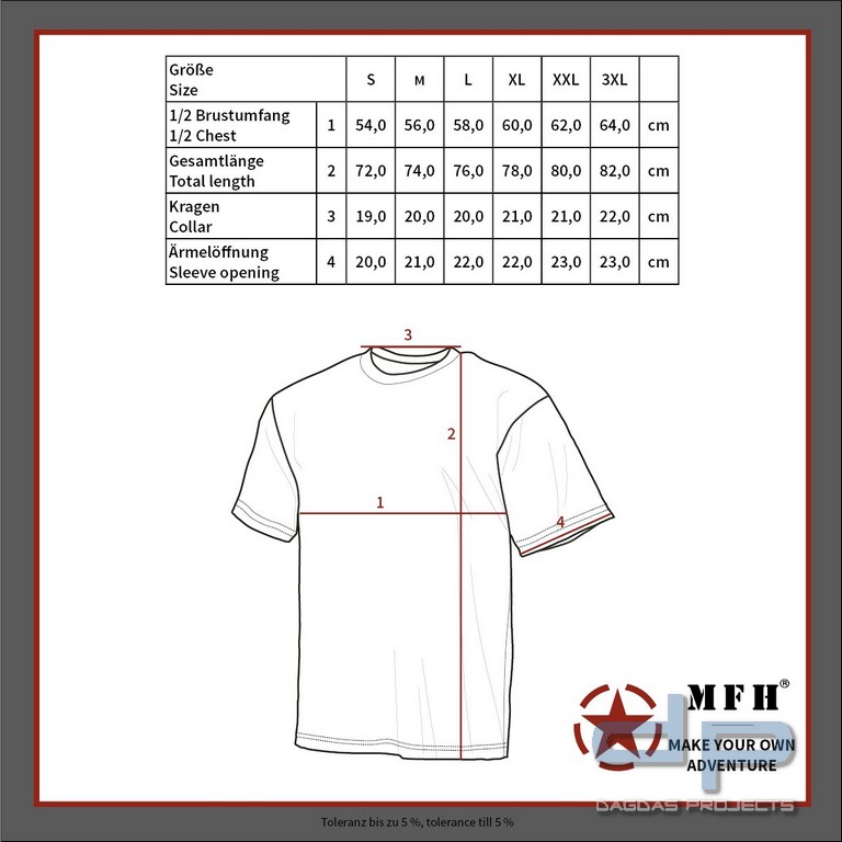T-Shirt, bedruckt, "Army", schwarz