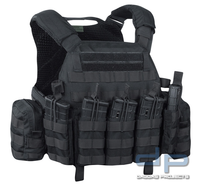 Warrior DCS DA M4 5.56mm Plate Carrier Black