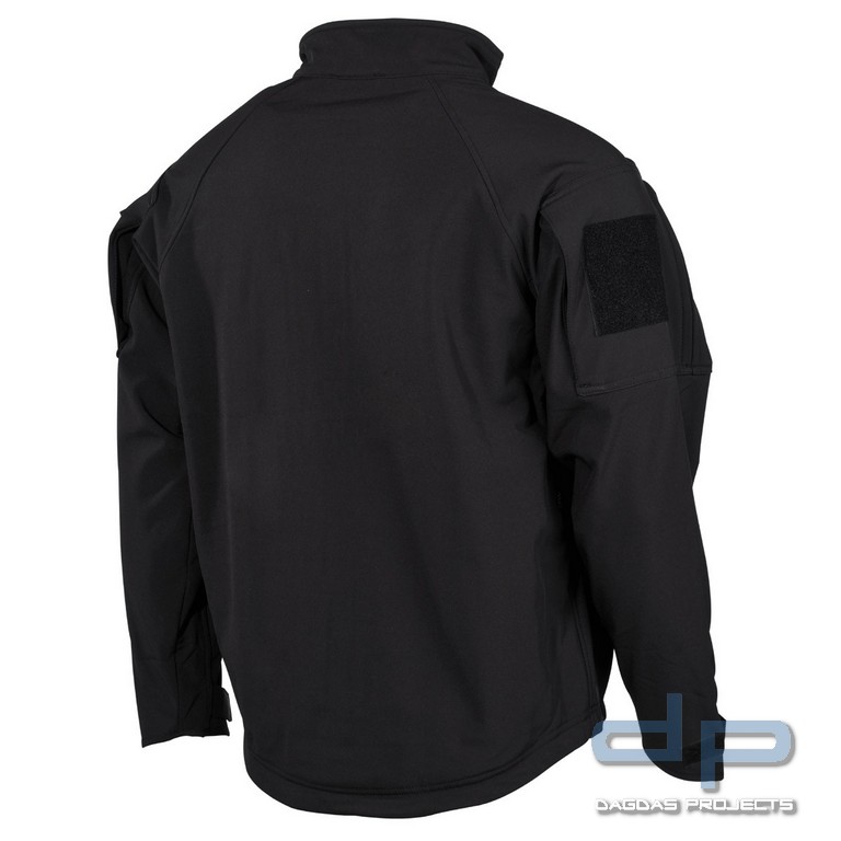 Soft Shell Jacke, "Liberty", Sharkskin, schwarz Größe: M oder XXL