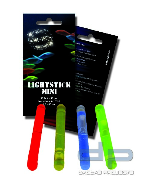 MINILEUCHTSTAB 4 CM GRÜN (10 STÜCK) VPE