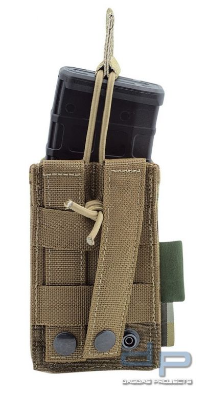 Warrior Single Open M4 &amp; 9mm MagPouch Multicam