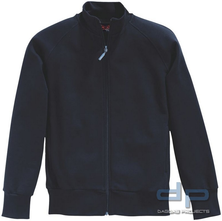 NundA Sweat College-Jacke 50/50 Bw./Pes., Leasinggeignet in marine