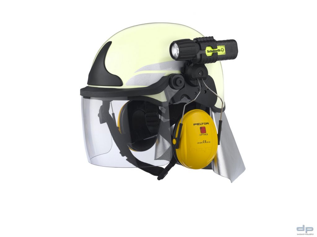 Feuerwehrhelm Schuberth F300 nachleuchtend Größe: M (48-58 cm)