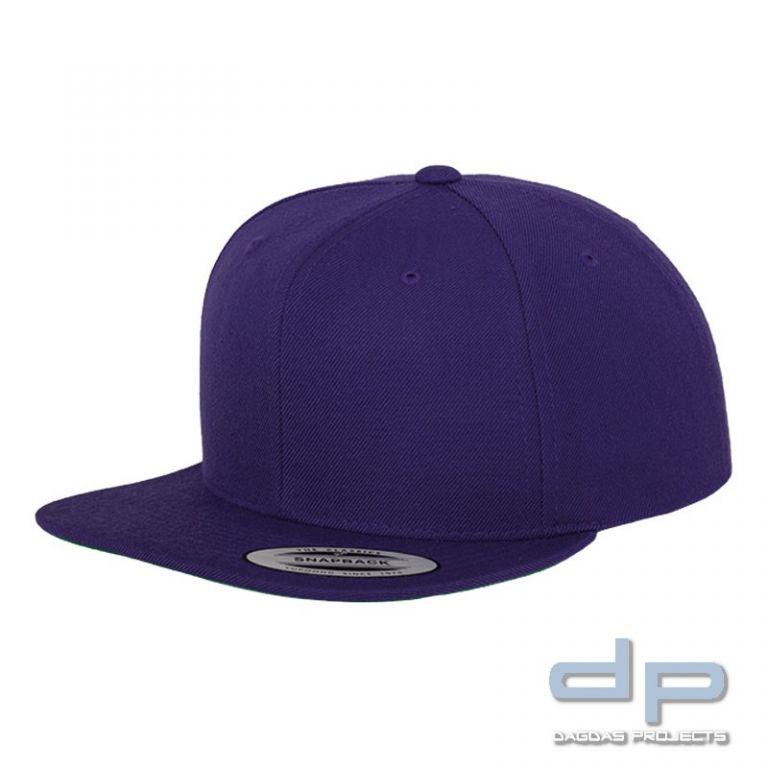 Classic Snapback Cap verschiedene Farben einfarbig