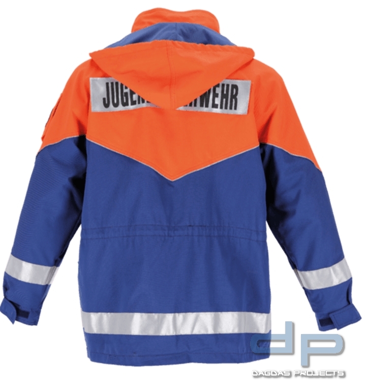 Jugendfeuerwehr-Überjacke mit herausnehmbarer Fleeceweste aus Mikrospezialfaser