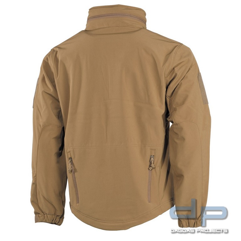 Soft Shell Jacke, "Scorpion", coyote tan