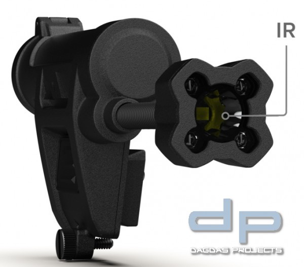 Princeton Tec Charge X IR Max (taktische Helmlampe IR/Rot/Weiß)