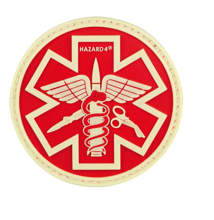 Hazard 4 Paramedic Rubber Patch Rot/Glow