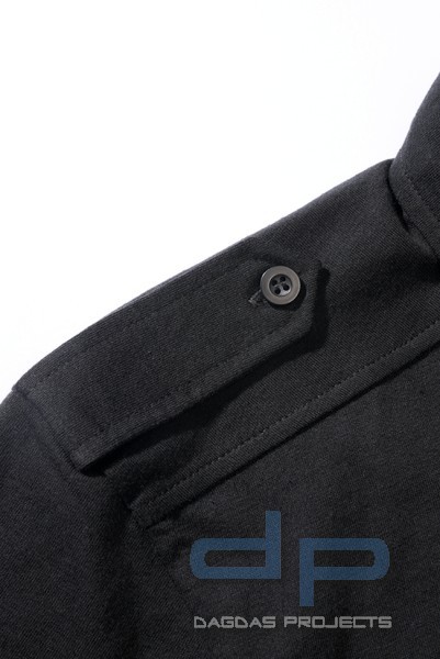 Jersey Poloshirt Jon halfsleeve in Schwarz