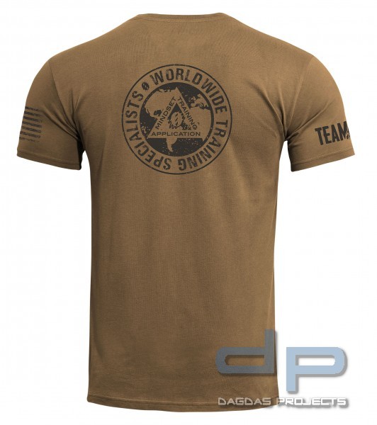 PENTAGON T-SHIRT AGERON ZERO EDITION IN COYOTE, GRÖßE: S