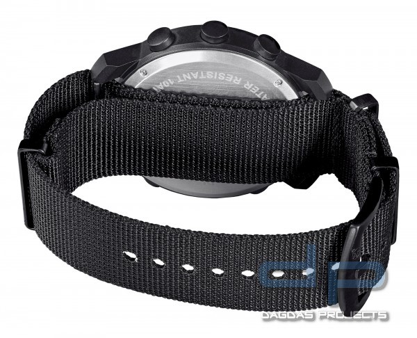 BOMBFROG© NATO STRAPS ARMBAND (SCHWARZE SCHNALLE)