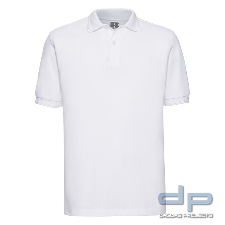 Poloshirt 65/35 Pes./Bw., weiss