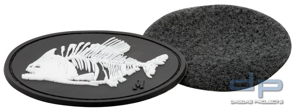 Maxpedition Rubber Patch PIRANHA BONES Glow