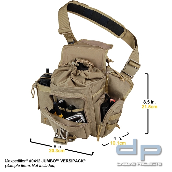 Maxpedition Jumbo Versipack in verschiedenen Farben