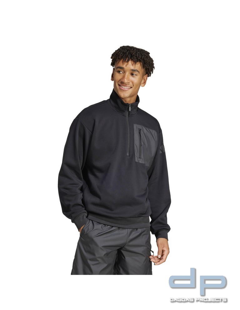 adidas Sweatshirt - City Escape - 1/2 Zipper