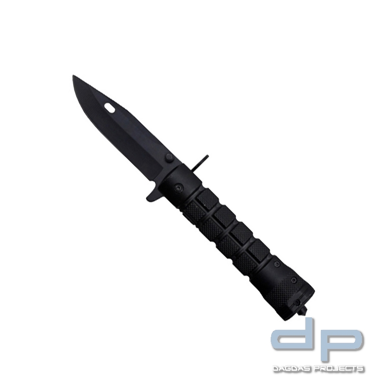 Einhandmesser "Black rescue" mit Glasszertrümmerer