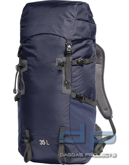 Trekking Backpack Mountain in Navy und Anthrazit