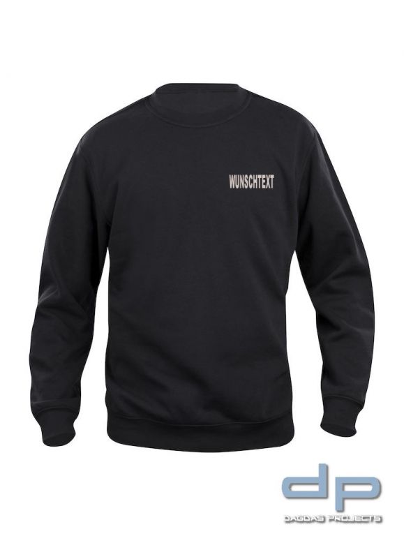 Clique Basic Roundneck mit Wunschaufdruck in verschiedenen Farben