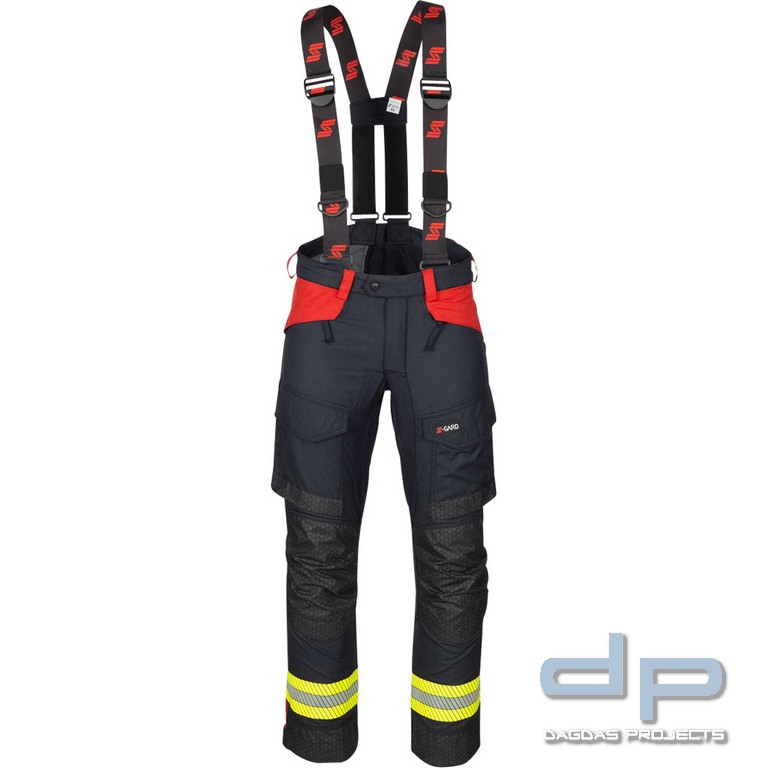 S-GARD Wildlandhose RANGER 2.0; EN 11612, EN 15614, schwarzblau/rot